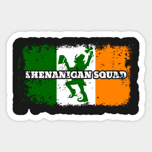 Shenanigan Squad St. Pattys Day Sticker